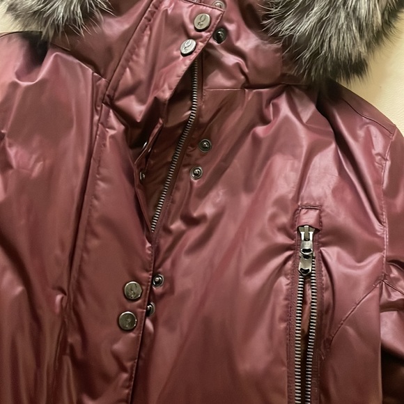 Spyder Bella genuine fox fur trim waterproof down ski jacket - Picture 8 of 14